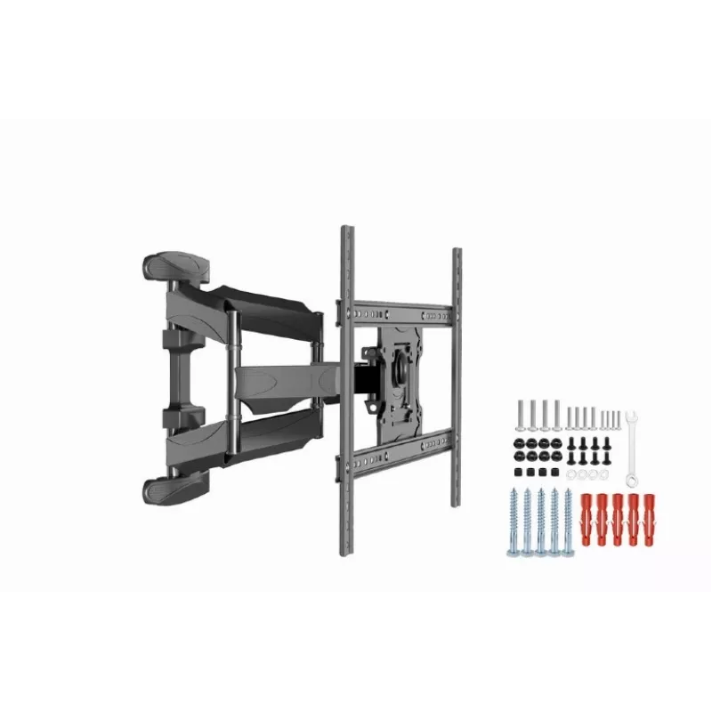 Wall TV mount Gembird WM-75ST-01 for 32 inch–75 inch screens, VESA 600x400, 45.5 kg, adjustable 4.9–49.1 cm, tilt -5°–8°