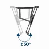 Wall TV mount Gembird WM-75ST-01 for 32 inch–75 inch screens, VESA 600x400, 45.5 kg, adjustable 4.9–49.1 cm, tilt -5°–8°
