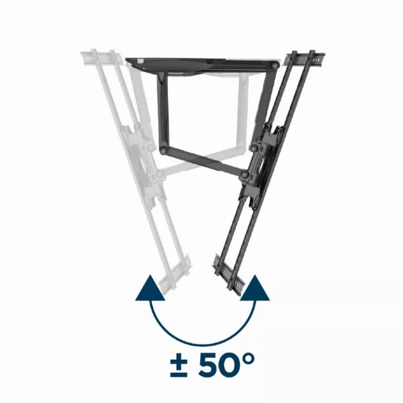 Wall TV mount Gembird WM-75ST-01 for 32 inch–75 inch screens, VESA 600x400, 45.5 kg, adjustable 4.9–49.1 cm, tilt -5°–8°