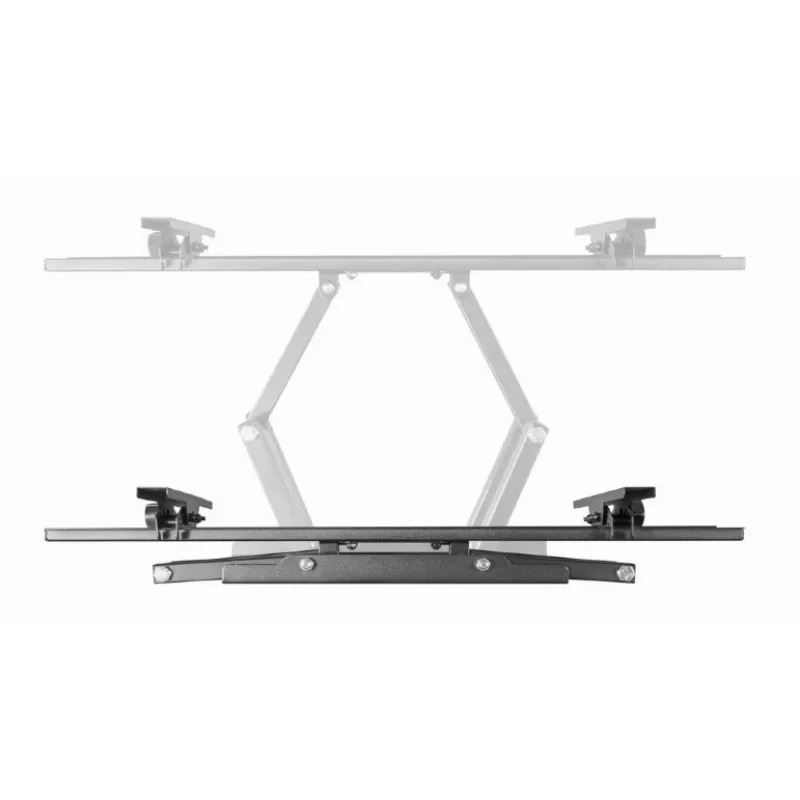 Wall TV mount GEMBIRD WM-70ST-01 for 37 inch–70 inch screens, tilt 0° to -20°, swivel ±60°, VESA 200×200–600×400, max 35 kg, black