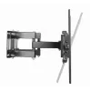 Wall TV mount GEMBIRD WM-70ST-01 for 37 inch–70 inch screens, tilt 0° to -20°, swivel ±60°, VESA 200×200–600×400, max 35 kg, black