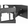 Wall TV mount GEMBIRD WM-70ST-01 for 37 inch–70 inch screens, tilt 0° to -20°, swivel ±60°, VESA 200×200–600×400, max 35 kg, black