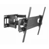 Wall TV mount GEMBIRD WM-70ST-01 for 37 inch–70 inch screens, tilt 0° to -20°, swivel ±60°, VESA 200×200–600×400, max 35 kg, black