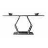 Wall TV mount GEMBIRD WM-70ST-01 for 37 inch–70 inch screens, tilt 0° to -20°, swivel ±60°, VESA 200×200–600×400, max 35 kg, black