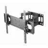Wall TV mount GEMBIRD WM-70ST-01 for 37 inch–70 inch screens, tilt 0° to -20°, swivel ±60°, VESA 200×200–600×400, max 35 kg, black