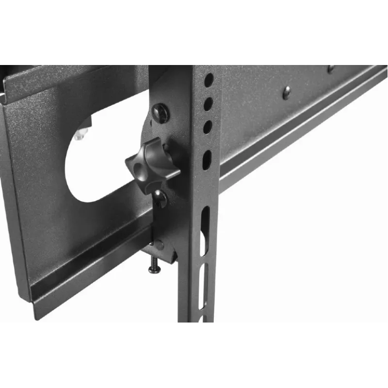 Wall TV mount GEMBIRD WM-70ST-01 for 37 inch–70 inch screens, tilt 0° to -20°, swivel ±60°, VESA 200×200–600×400, max 35 kg, black