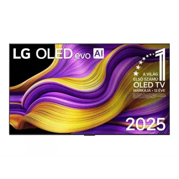 LG OLED evo AI OLED55G51LW 55 inch 4K Ultra HD Smart TV with Dolby Vision, Dolby Atmos, 120Hz, webOS, Wi-Fi, Bluetooth, Silver
