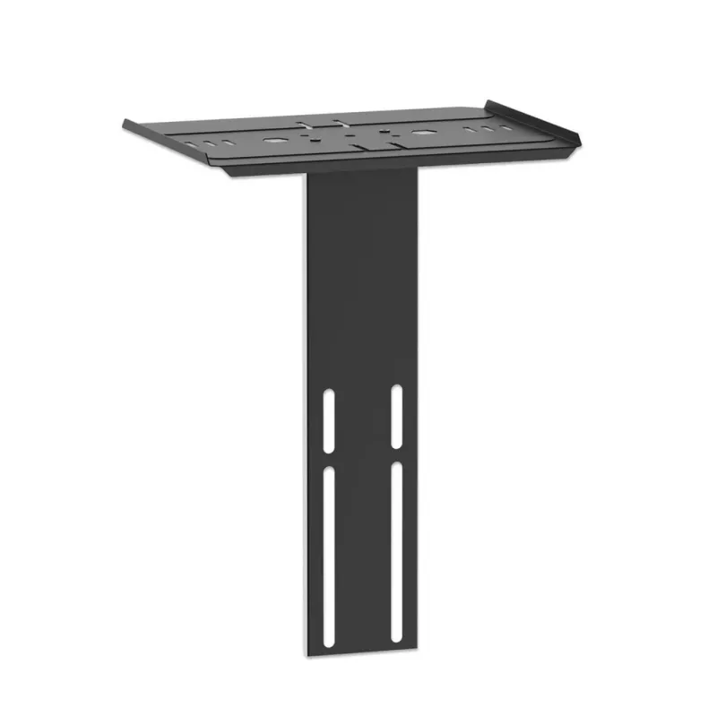 Floor TV & Monitor Mount Trolley Stand MANHATTAN 461238, mobile, black, height 1803 mm, VESA 200x200–600x400, max 50 kg