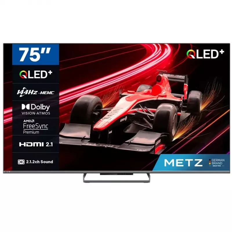 Television METZ QLED 75MQE8000Z 75 inch QLED display 4K resolution