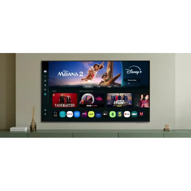 TV Samsung 75 inch Neo QLED QN85F 4K UHD, Neo QLED, 3840×2160, Tizen, Wi‑Fi, HDMI×4, 75 inch (189 cm), Silver