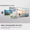 Television Samsung QE65LS03FAUXXH 65 inch The Frame QLED 4K HDR Smart TV, 3840×2160, Tizen, 120Hz