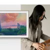 Television Samsung QE65LS03FAUXXH 65 inch The Frame QLED 4K HDR Smart TV, 3840×2160, Tizen, 120Hz