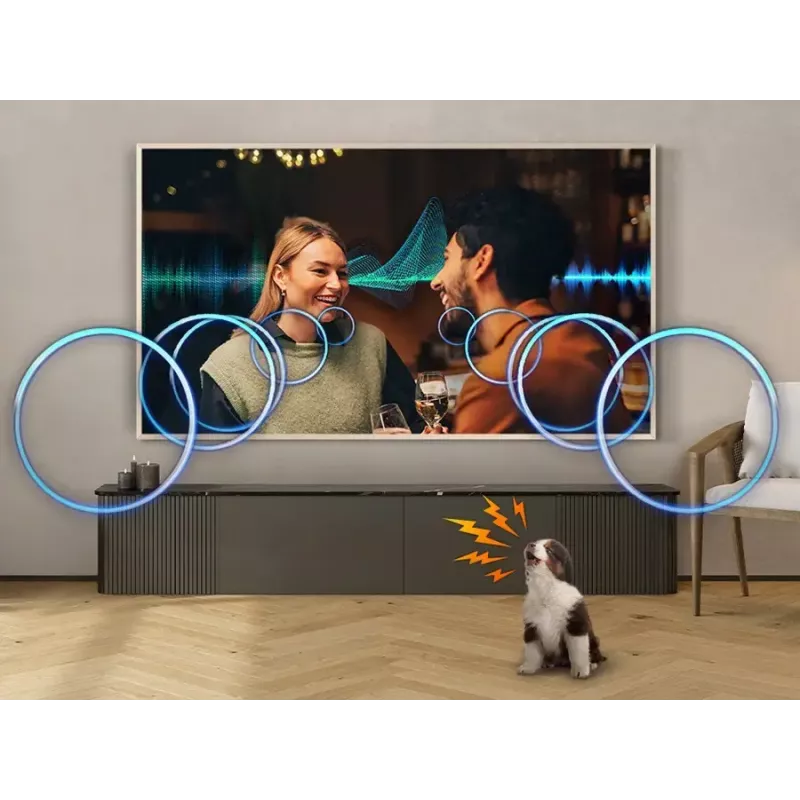 Television Samsung QE65LS03FAUXXH 65 inch The Frame QLED 4K HDR Smart TV, 3840×2160, Tizen, 120Hz