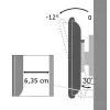 Techly 19-37 inch Wall Bracket for LED LCD TV Tilt 1 Swivel Black” ICA-LCD 2900B