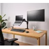 Desk mount TRUST Mara dual-arm monitor stand for 2 displays up to 32 inch – gas spring, VESA 75x75–100x100, max 16 kg, clamp, black