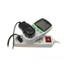 Wattmeter GreenBlue GB202 power meter 0–9999 W, 3600 W max, 220–240 V, 16 A, LCD display