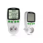 Wattmeter GreenBlue GB202 power meter 0–9999 W, 3600 W max, 220–240 V, 16 A, LCD display