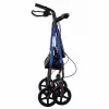 Rehabilitation walker ActionMed CH100AM — lightweight aluminium 4-wheel, adjustable height 700–937 mm, seat 35×32 cm, max load 136 kg, foldable