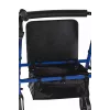 Rehabilitation walker ActionMed CH100AM — lightweight aluminium 4-wheel, adjustable height 700–937 mm, seat 35×32 cm, max load 136 kg, foldable