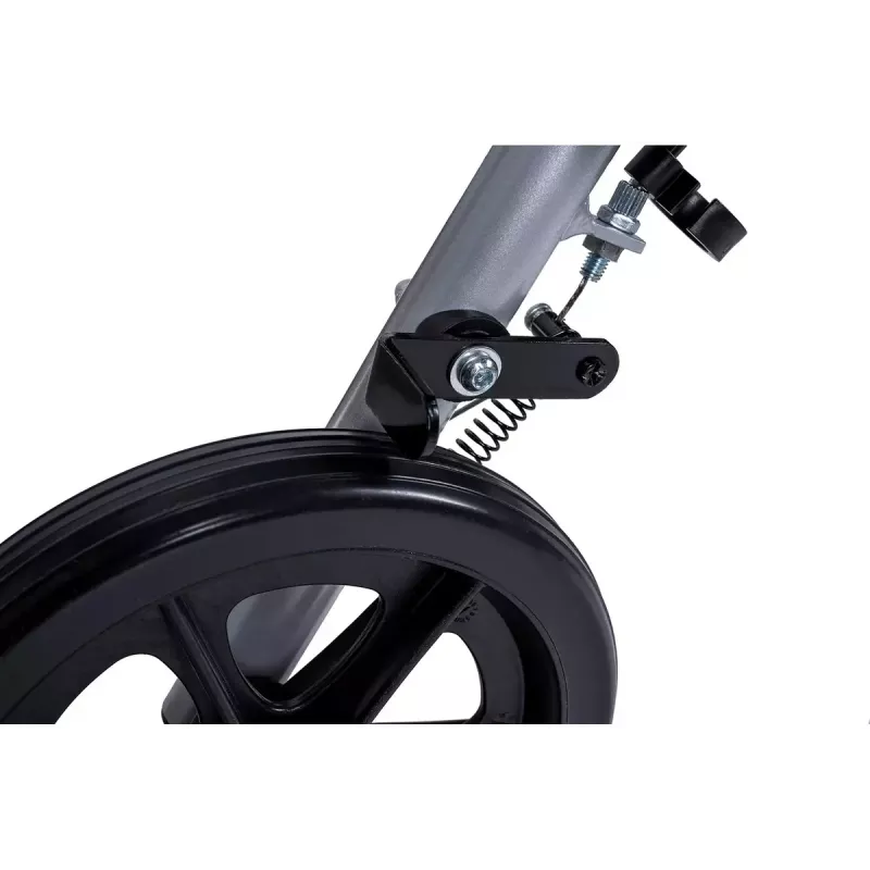 MDH PPC035 wheeled walker / rollator with seat and basket, aluminium, foldable, max load 136 kg