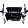 MDH PPC035 wheeled walker / rollator with seat and basket, aluminium, foldable, max load 136 kg