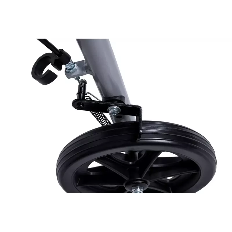 MDH PPC035 wheeled walker / rollator with seat and basket, aluminium, foldable, max load 136 kg