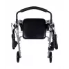 MDH PPC035 wheeled walker / rollator with seat and basket, aluminium, foldable, max load 136 kg