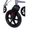 MDH PPC035 wheeled walker / rollator with seat and basket, aluminium, foldable, max load 136 kg