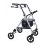 MDH PPC035 wheeled walker / rollator with seat and basket, aluminium, foldable, max load 136 kg