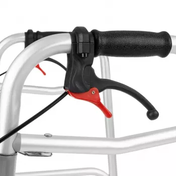 Manual wheelchair TIMAGO JMC-C 3223, aluminium frame, 4 wheels, adjustable height 79–91 cm, max load 136 kg, width 595 mm, weight 3.8 kg