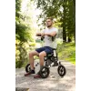 Off-road four-wheel rollator TIMAGO RANGER, aluminium, adjustable height 89.5–102.5 cm, load 136 kg, foldable