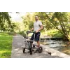 Off-road four-wheel rollator TIMAGO RANGER, aluminium, adjustable height 89.5–102.5 cm, load 136 kg, foldable