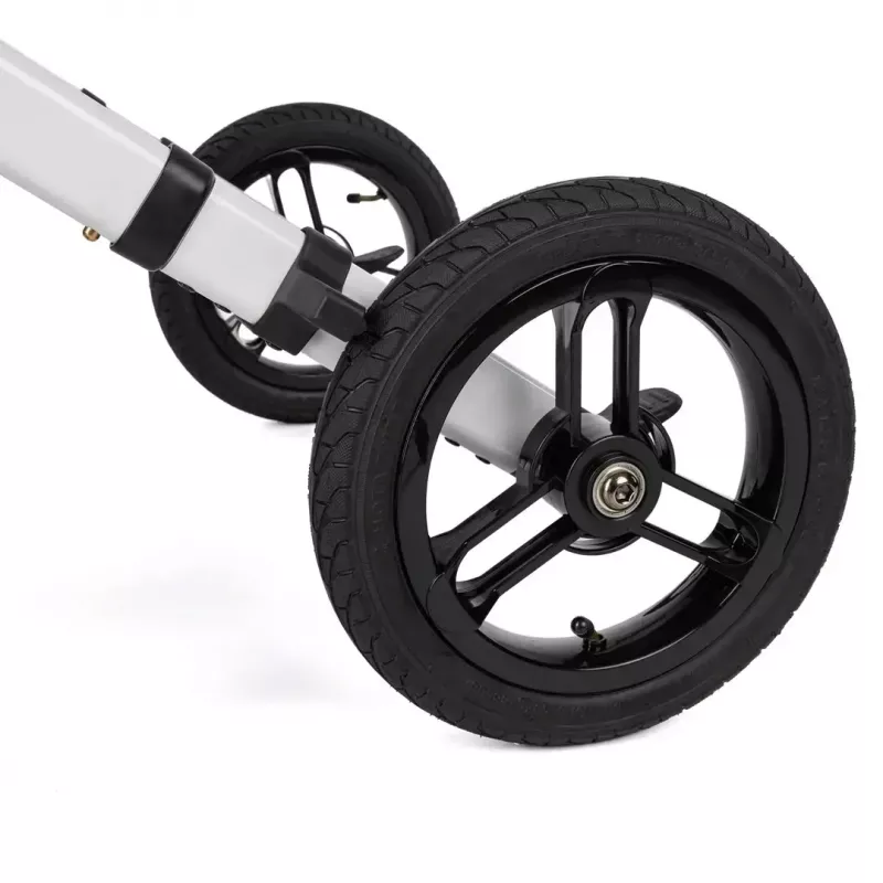 Off-road four-wheel rollator TIMAGO RANGER, aluminium, adjustable height 89.5–102.5 cm, load 136 kg, foldable