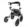 Off-road four-wheel rollator TIMAGO RANGER, aluminium, adjustable height 89.5–102.5 cm, load 136 kg, foldable