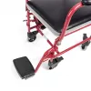 TIMAGO FS 692 Foldable Toilet Wheelchair with Commode Seat, Steel Frame, 4 Wheels, 100 kg Capacity