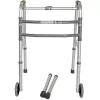 Walking frame VITEA CARE VCBP0031 aluminium, adjustable height 82–100 cm, width 600 mm, max load 110 kg, 12 cm wheels