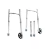 Walking frame VITEA CARE VCBP0031 aluminium, adjustable height 82–100 cm, width 600 mm, max load 110 kg, 12 cm wheels