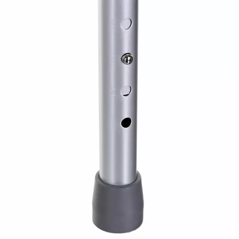 Walking frame VITEA CARE VCBP0031 aluminium, adjustable height 82–100 cm, width 600 mm, max load 110 kg, 12 cm wheels