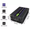 Power Inverter QOLTEC Monolith 6000 MS 12V to 230V 6000W