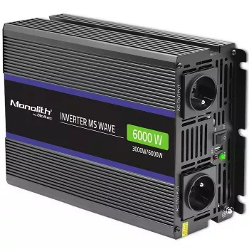 Power Inverter QOLTEC Monolith 6000 MS 12V to 230V 6000W