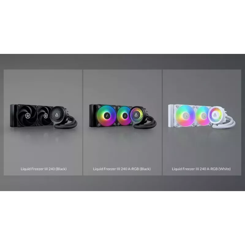 ARCTIC Liquid Freezer III 280 A-RGB - Multi Compatible All-in-One CPU Water Cooler with A-RGB