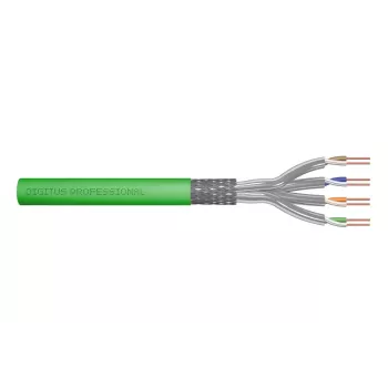 DIGITUS Installation cable - Cat 8.2 - S/FTP - AWG 22/1 - 500m - Yellow