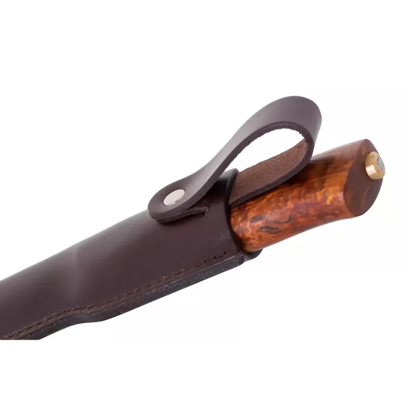 Fixed Blade Survival Knife HELLE Alden #76 — 4.1-inch Blade, Full Tang