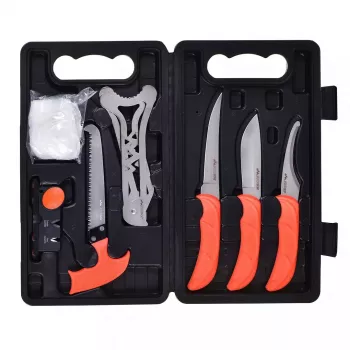 Fixed blade hunting kit Outdoor Edge Jaeger Pak 02OE069 with knife and game processing tools