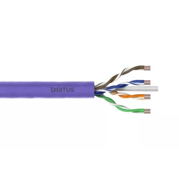 DIGITUS installation cable - CAT6 - U/UTP - 500m - purple Dca