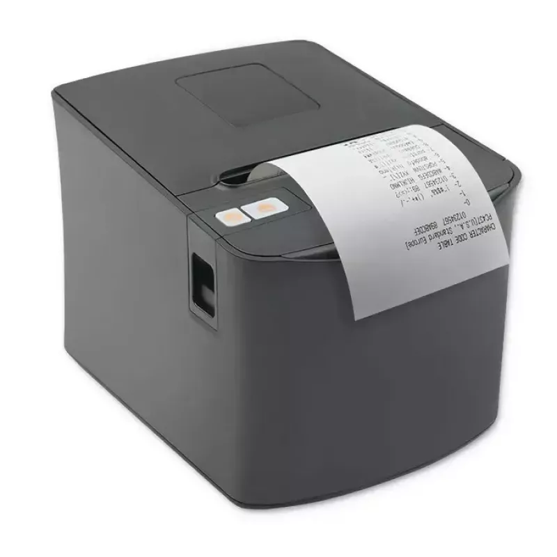 Thermal receipt printer QOLTEC 50256 with USB interface — compact POS printer