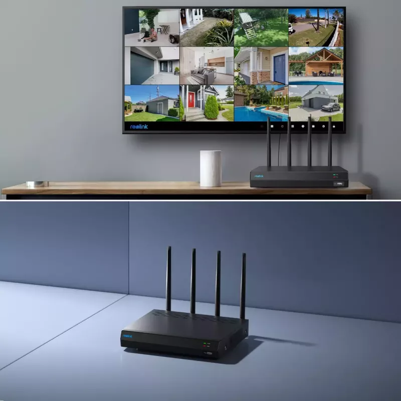 Reolink NVS12W 12-Channel Wi-Fi 6 NVR 16MP Support 2TB HDD