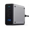 Mobile device charger Satechi ST-TC100GM-EU, 100 W, 2× USB-C, AC input 100–240 V, grey