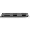 Laptop dock Satechi ST-HXRSDM — USB 3.2 Gen 2 Type-C docking with 100W PD, MicroSD reader, grey