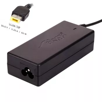 Power adapter/inverter Akyga AK-ND-24 65 W Indoor, input 100–250 V, ABS housing, 1.2 m cable, black